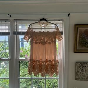 Free People Saylor Hollie Lace Mini Dress Size XS NWT!